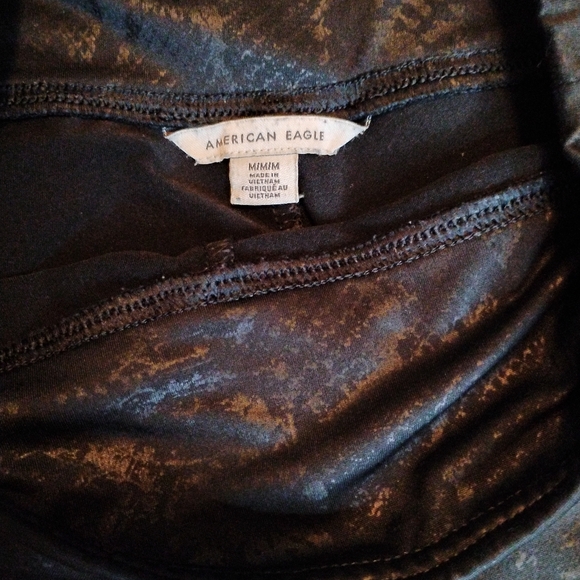 American Eagle Outfitters Textured Black Bike Shorts - Picture 4 of 9